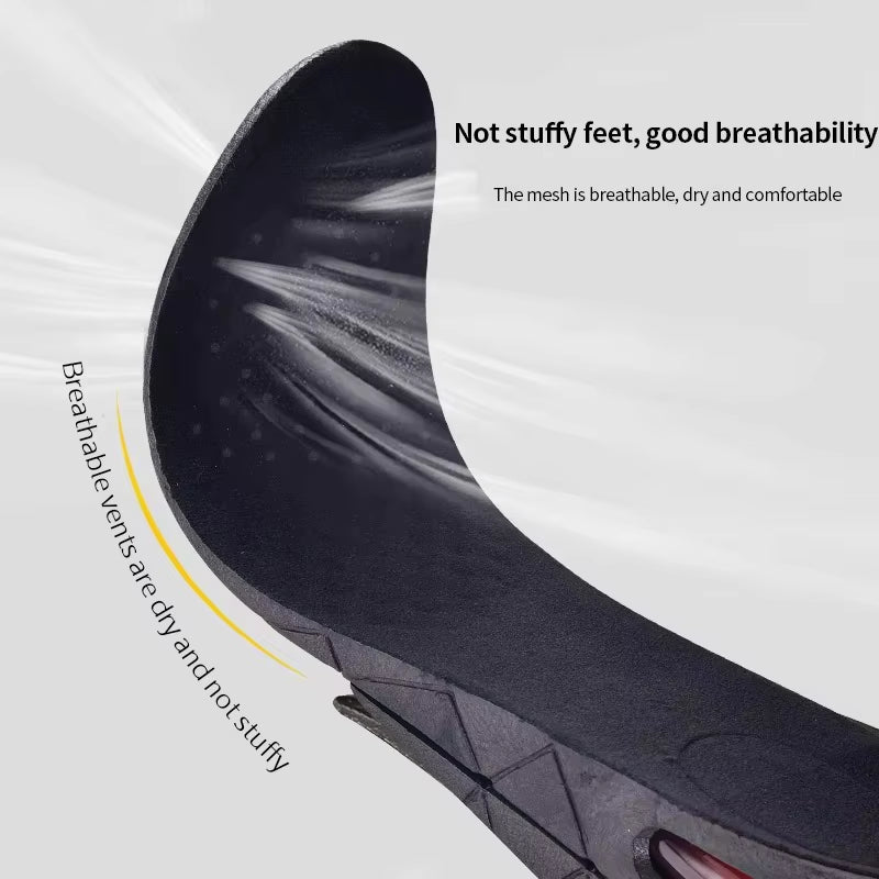 Height Increase Insoles Air Cushion Elevator Shoe Insole Lifts Kits Inserts for Men Women Taller Insoles 3-9Cm Variable Height